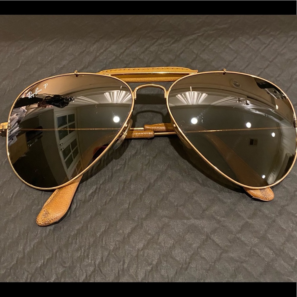 RayBan Aviator Tan Lens Polarized